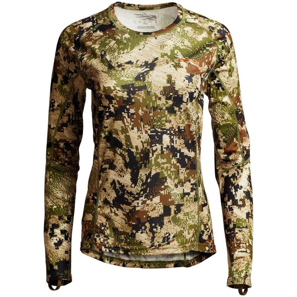 Sitka Women's Core Lightweight Crew Long Sleeve, Subalpine, XS